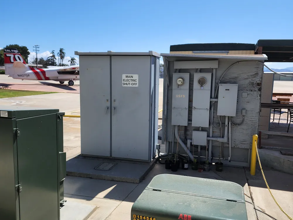 Commercial main electrical switchgear and transformer installed by Brett Hinck Electrical