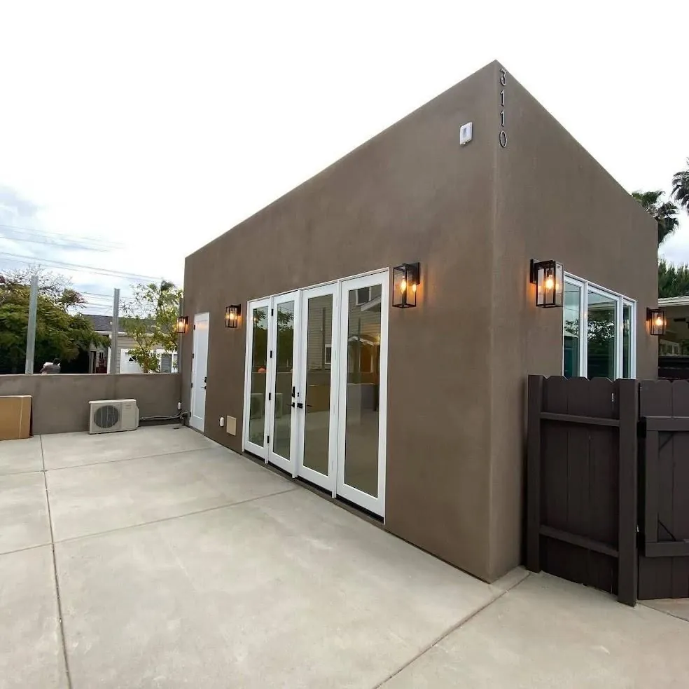 Detached ADU with French doors built by RCS Pro Build